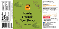 Matcha Creamed Raw Honey