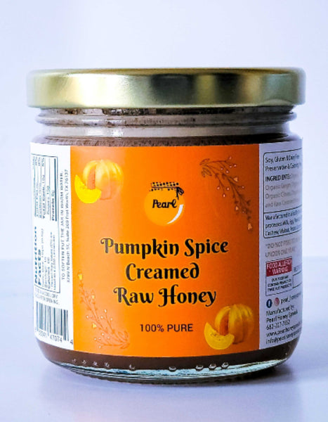 Pumpkin Spice Creamed Raw Honey
