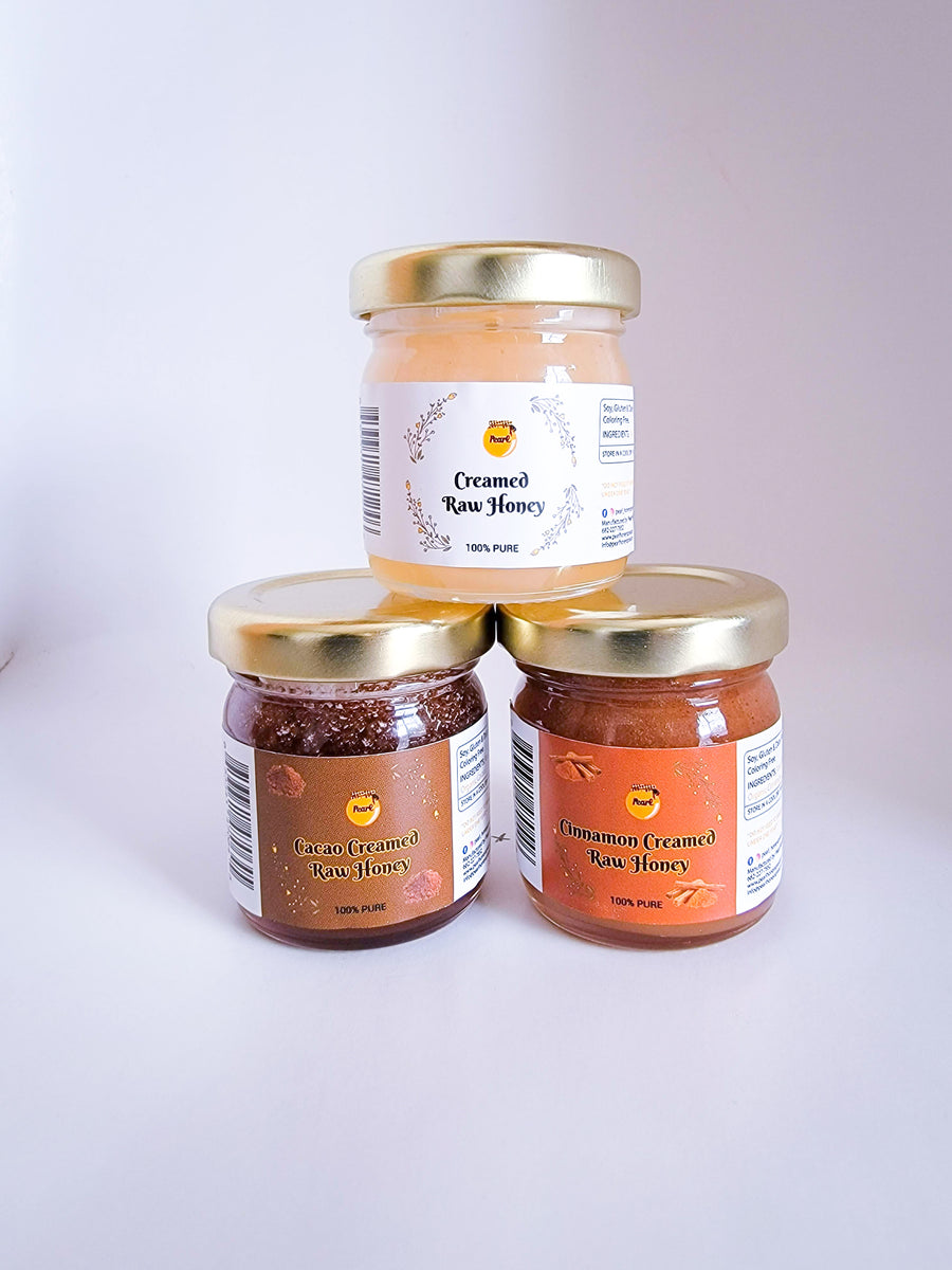 Creamed Honey Variety Gourmet Gift Set Pearl Honey Spreads