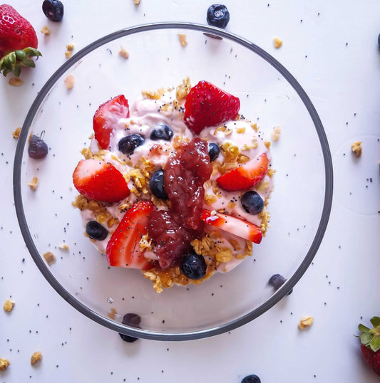 Strawberry Parfait With Granola