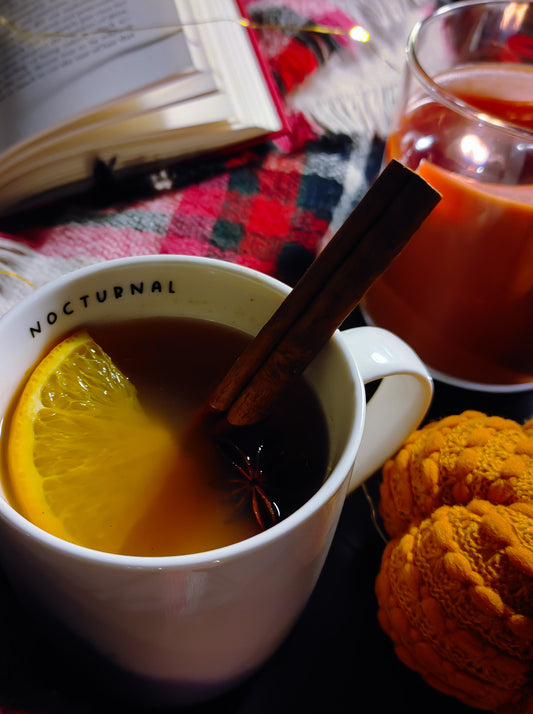 Citrus Hot Cider with Cinnamon Honey