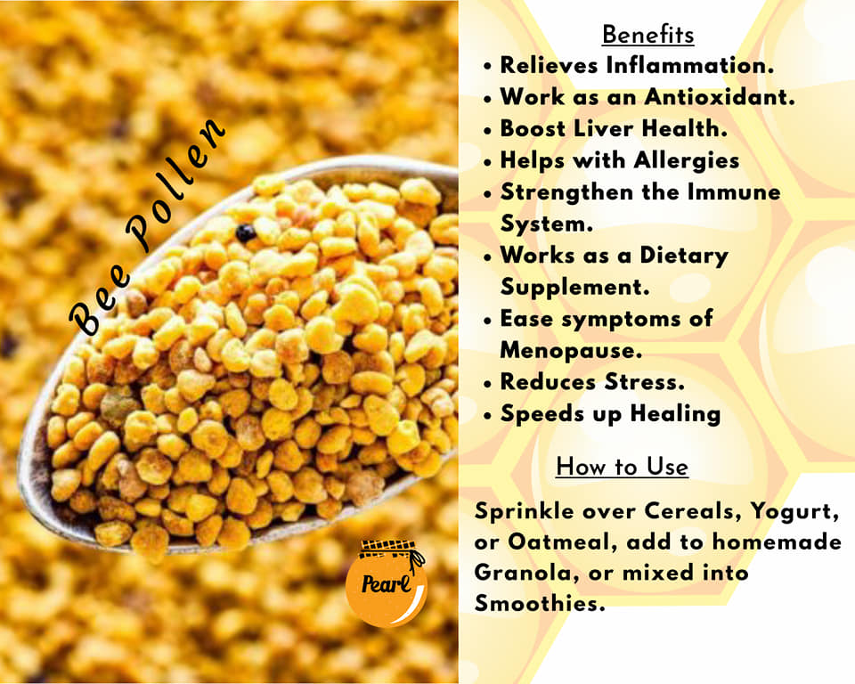 Bee Pollen Granules Pearl Honey Spreads